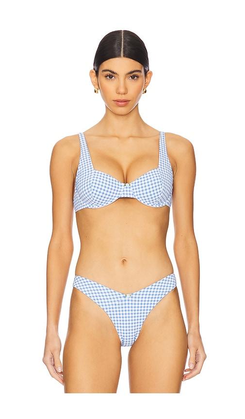 Tularosa Aster Top in Blue by TULAROSA
