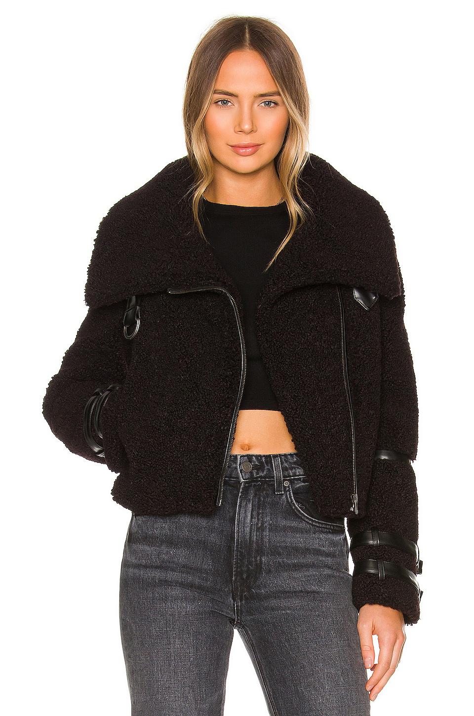 Tularosa Bailey Moto Jacket in Black by TULAROSA