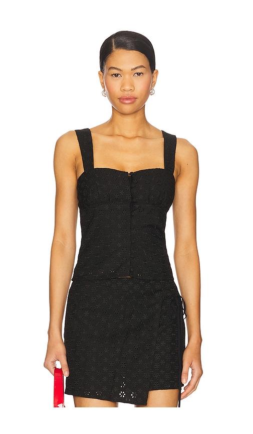 Tularosa Bennett Top in Black by TULAROSA