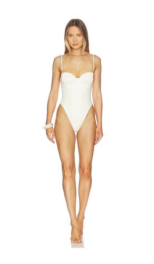 Tularosa Calpernia One Piece in Cream by TULAROSA