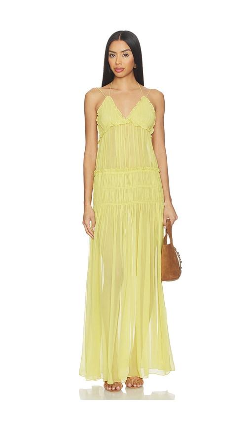 Tularosa Covasanta Maxi Dress in Green by TULAROSA