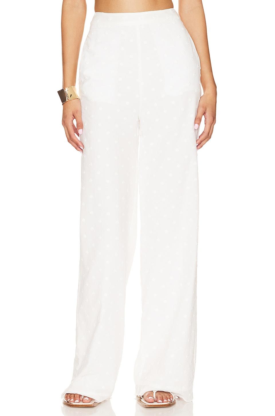 Tularosa Dakota Pants in White by TULAROSA