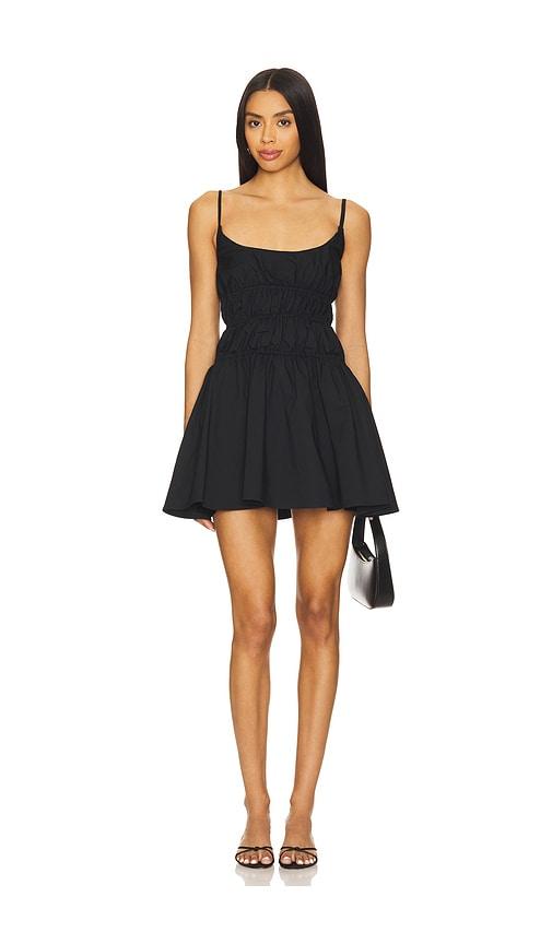 Tularosa Donna Mini Dress in Black by TULAROSA