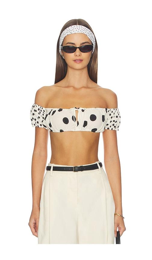 Tularosa Ekin Top in Black,White by TULAROSA
