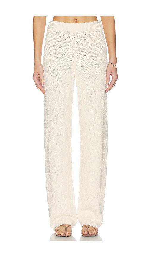 Tularosa Elio Lounge Pant in Ivory by TULAROSA