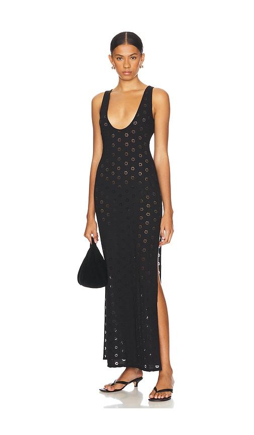 Tularosa Elise Maxi Dress in Black by TULAROSA