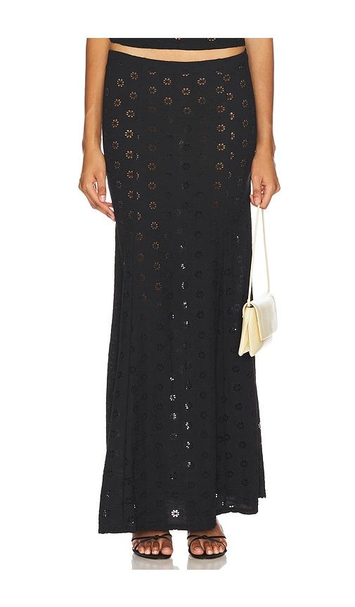 Tularosa Elise Maxi Skirt in Black by TULAROSA