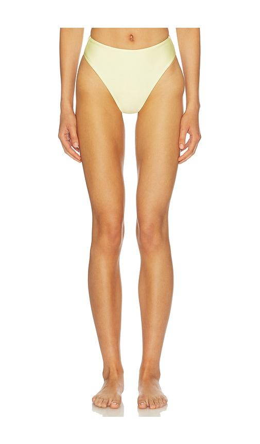 Tularosa Emeline High Waist Bottom in Yellow by TULAROSA