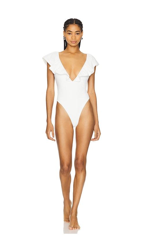 Tularosa Giamina One Piece in White by TULAROSA