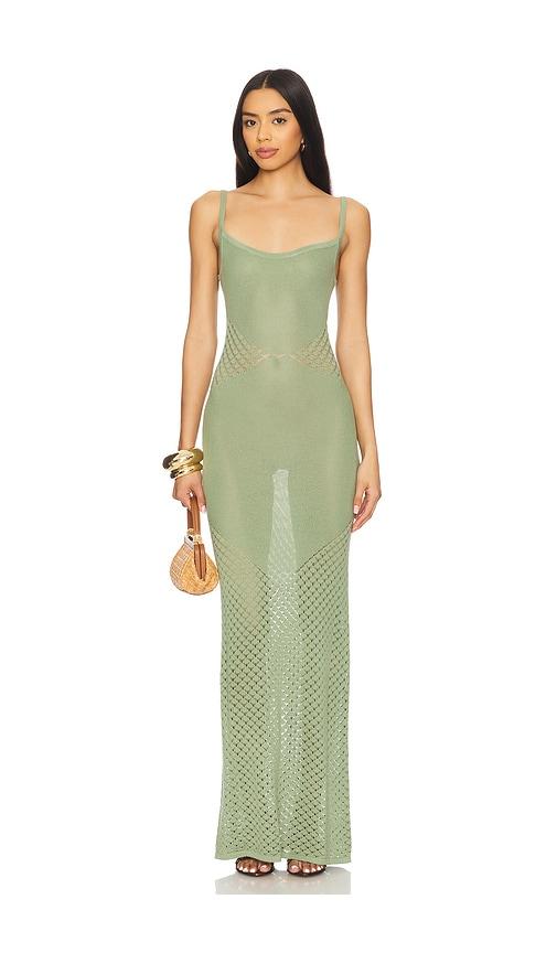 Tularosa Jacy Maxi Dress in Sage by TULAROSA