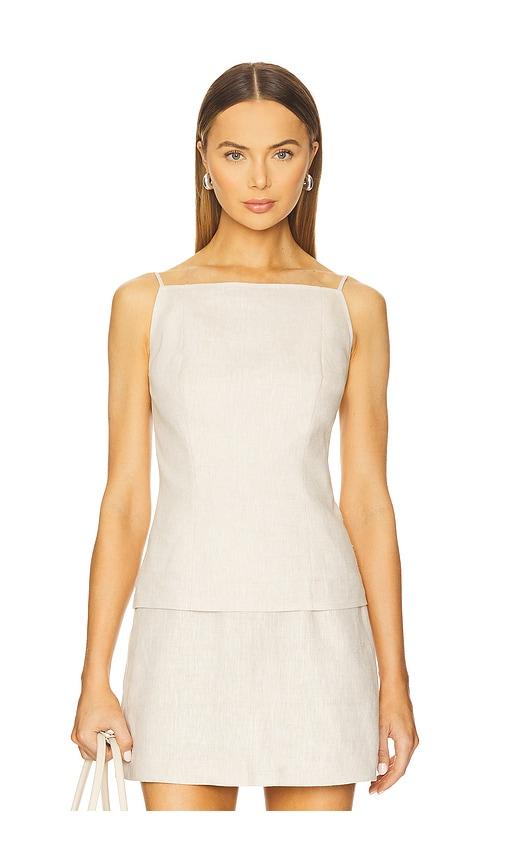 Tularosa Jaxi Top in Neutral by TULAROSA
