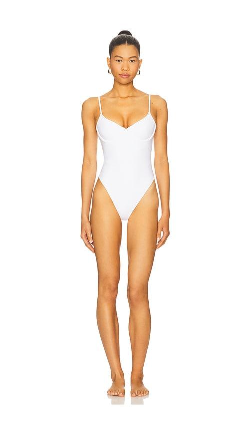 Tularosa Juni One Piece in White by TULAROSA