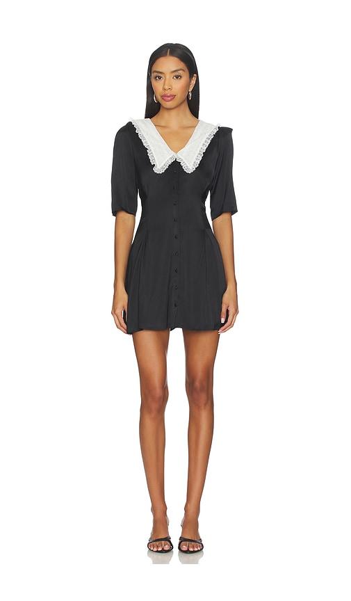 Tularosa Lacie Mini Dress in Black,White by TULAROSA