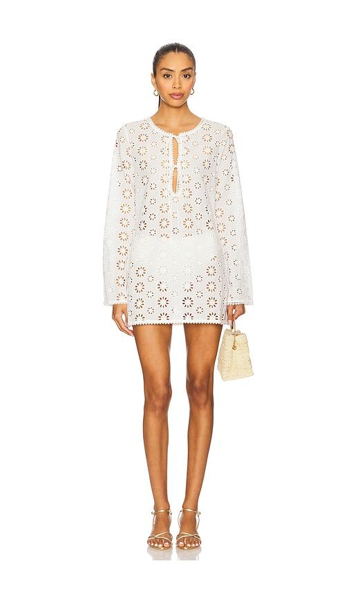 Tularosa Lana Tunic in White by TULAROSA