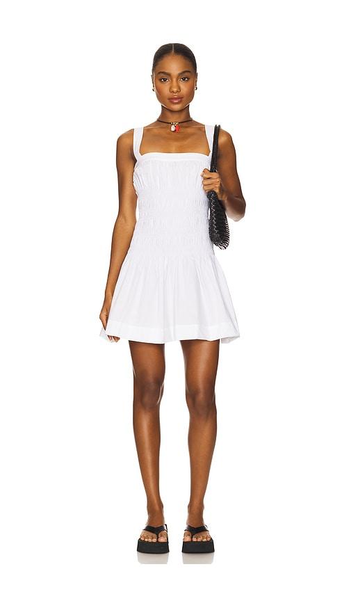 Tularosa Lena Mini Dress in White by TULAROSA