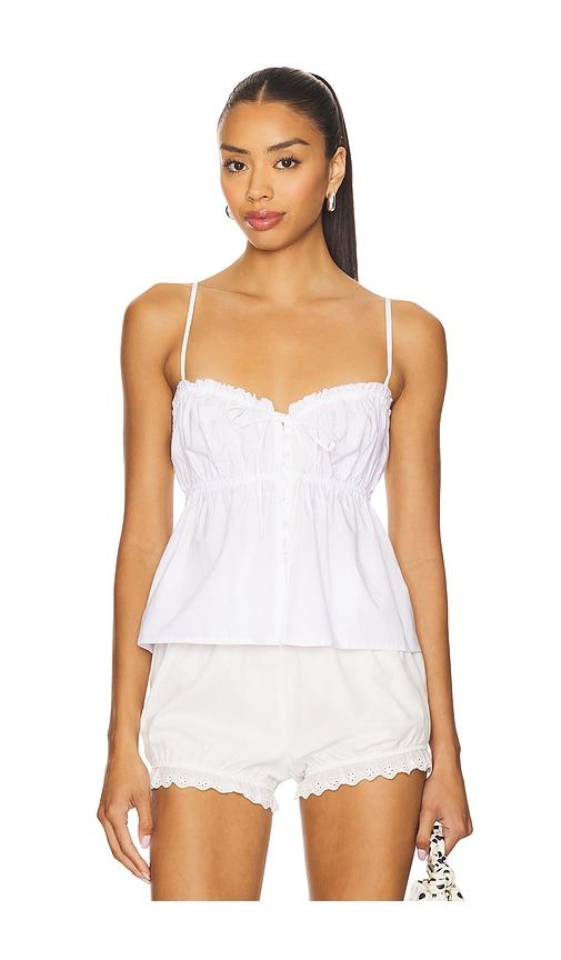 Tularosa Liv Top in White by TULAROSA
