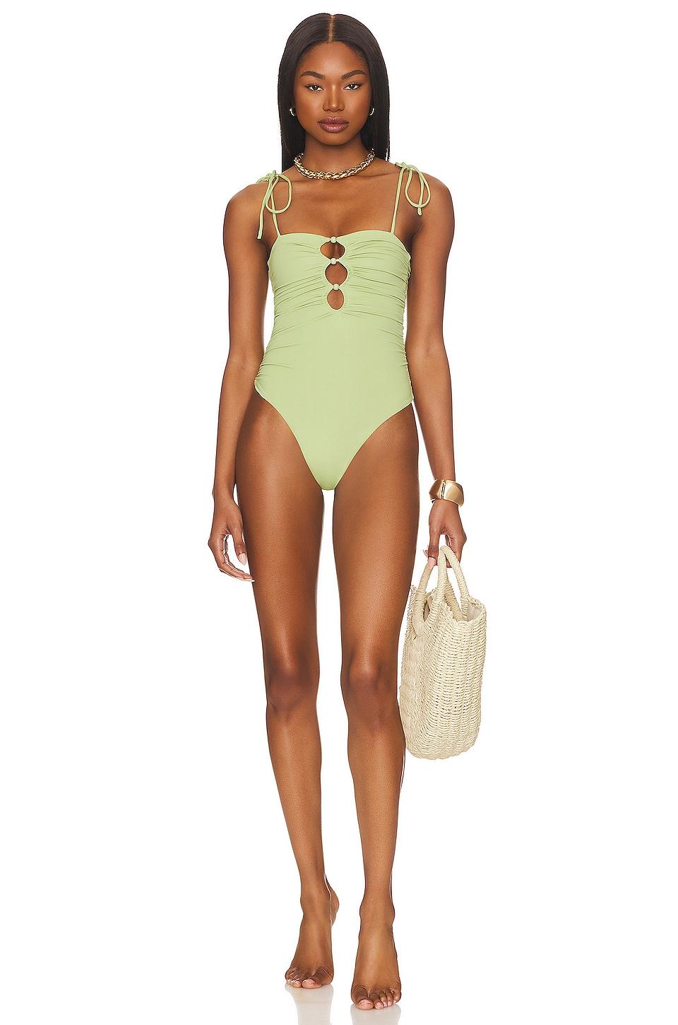 Tularosa Luella One Piece in Sage by TULAROSA