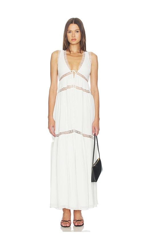 Tularosa Mia Gown in White by TULAROSA