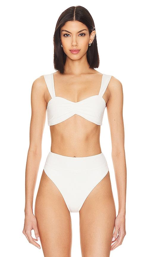 Tularosa Mirella Top in White by TULAROSA