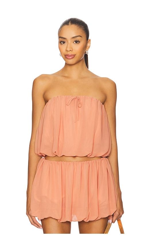 Tularosa Nina Top in Peach by TULAROSA