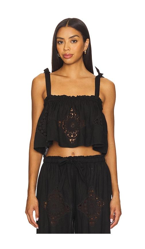 Tularosa Olivia Top in Black by TULAROSA
