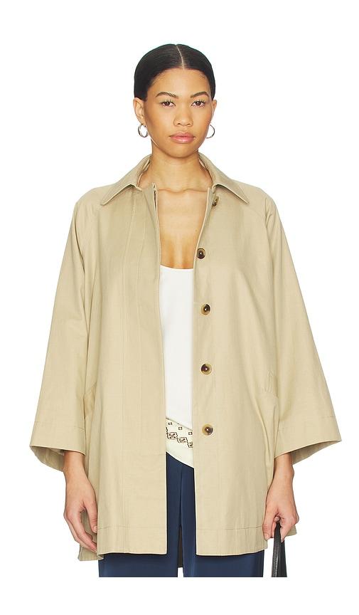 Tularosa Penelope Coat in Beige by TULAROSA