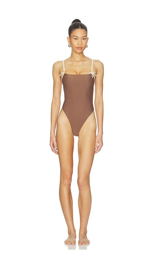 Tularosa Pucara One Piece in Brown by TULAROSA
