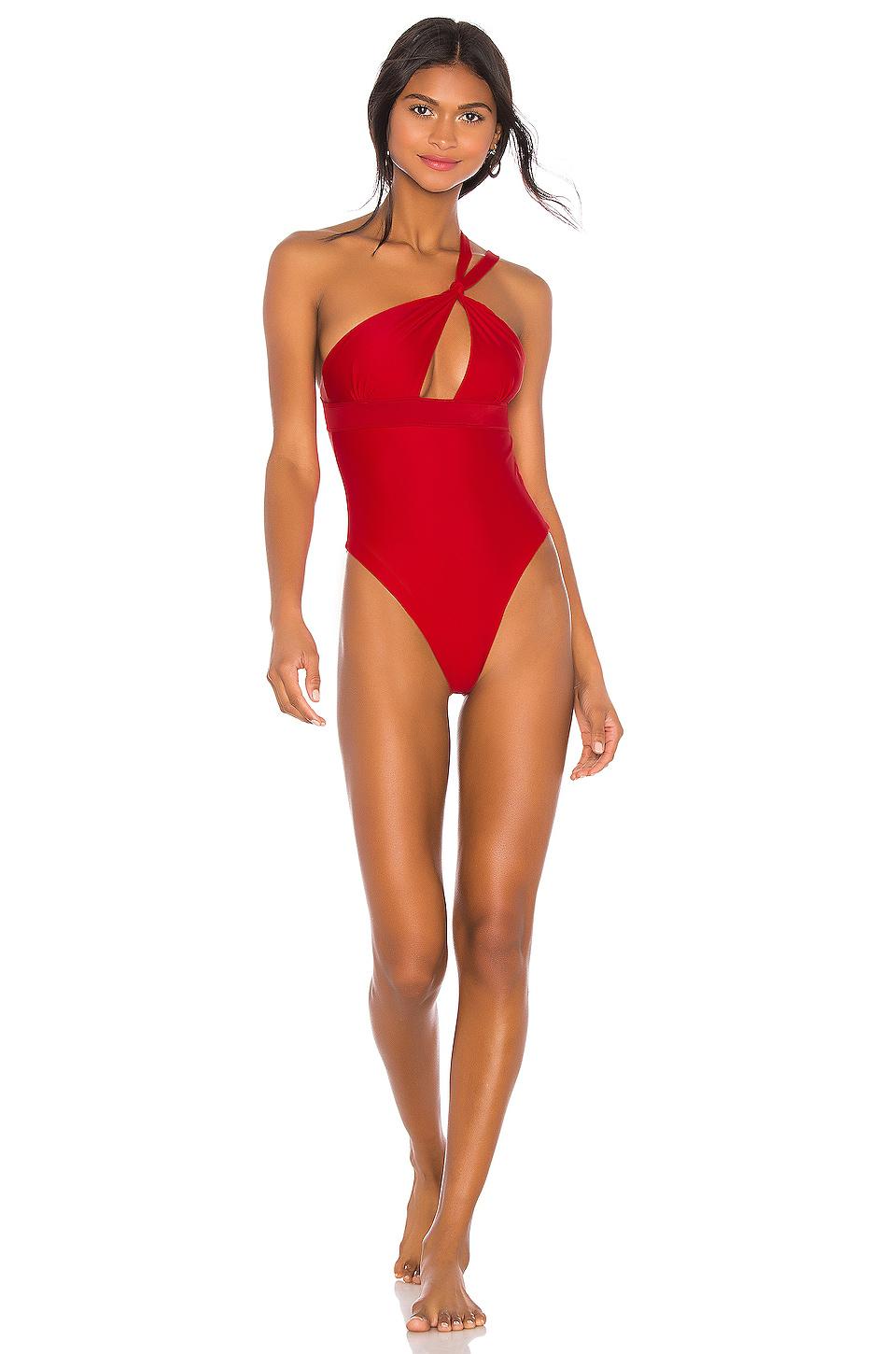 Tularosa Santiago One Piece in Red by TULAROSA