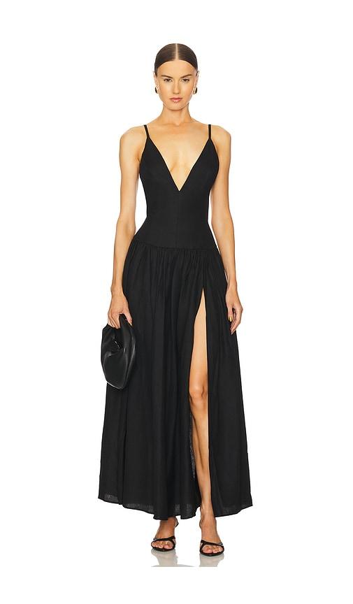 Tularosa Saylor Maxi Dress in Black by TULAROSA