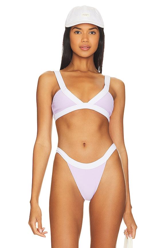 Tularosa Shore Top in Lavender by TULAROSA