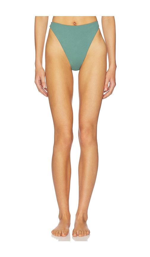 Tularosa Tacey High Waist Bottom in Green by TULAROSA
