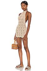 Tularosa Tulum Mini Dress in Neutral by TULAROSA