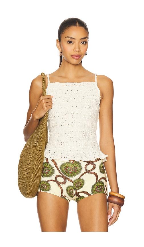 Tularosa Wesley Top in Cream by TULAROSA