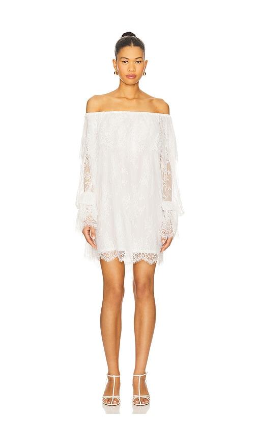 Tularosa Winona Mini Dress in White by TULAROSA