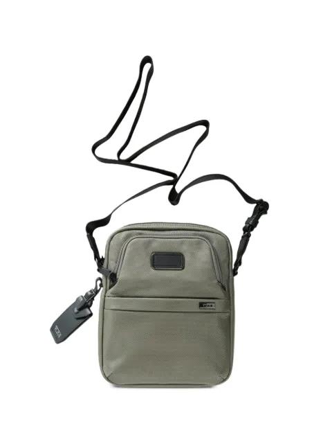 Alpha logo-detail messenger bag by TUMI