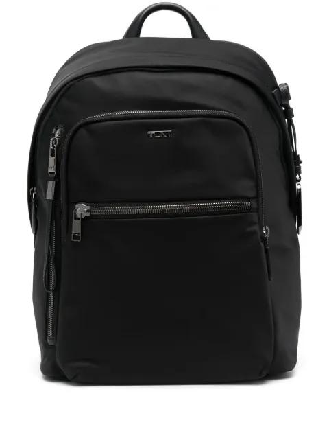 logo-lettering backpack by TUMI