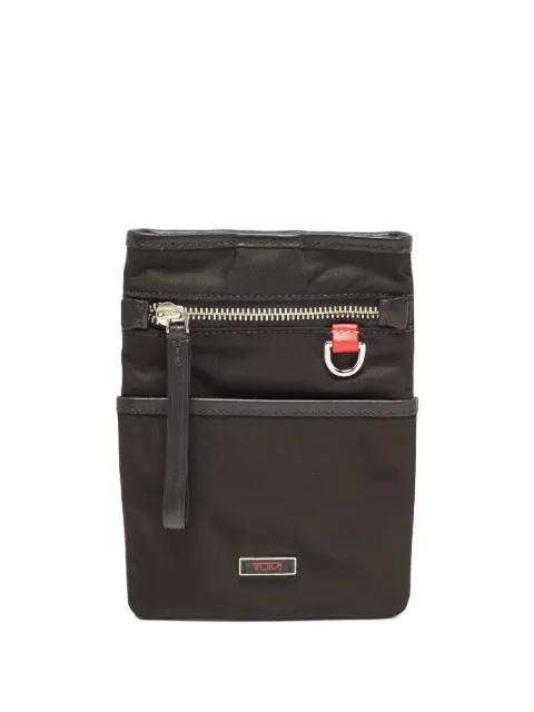 logo-plaque pouch by TUMI