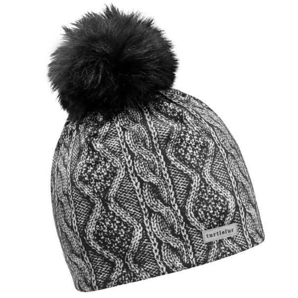 Comfort Shell Pom Pom Beanie by TURTLE FUR