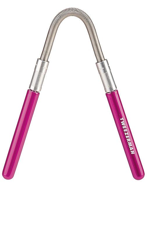 TWEEZERMAN Smooth Finish Facial Hair Remover in Pink by TWEEZERMAN