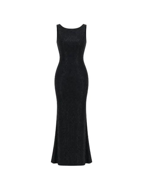 Helios crystal-embellished maxi dress by TWENTY FOURHAITCH