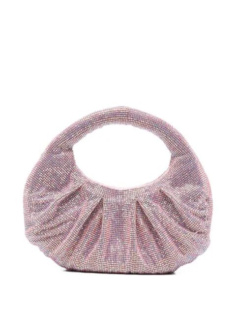 Joan crystal-embellished ruched tote bag by TWENTY FOURHAITCH