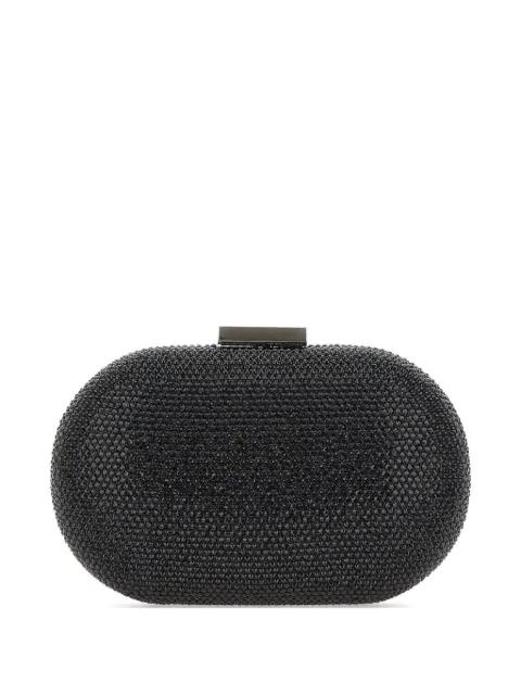 Sunrise rhinestone-embellished clutch bag by TWENTY FOURHAITCH