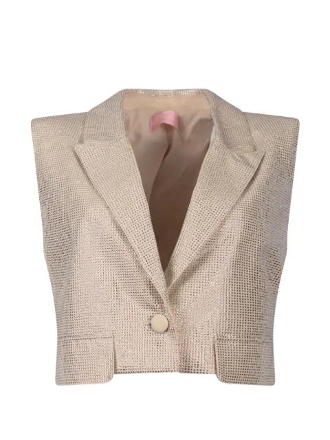 collared single-breasted jacket by TWENTY FOURHAITCH