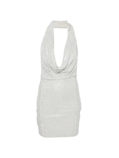 halterneck mini dress by TWENTY FOURHAITCH