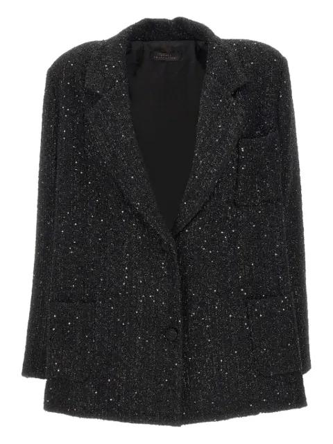 sequin-embellishment tweed blazer by TWENTY FOURHAITCH