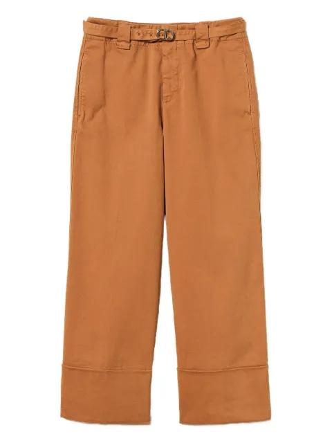 Bull belted cuffed trousers by TWINSET