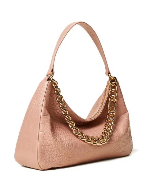 Liliane crocodile-effect chain shoulder bag by TWINSET