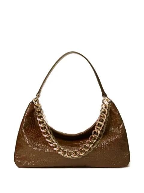 Liliane crocodile-effect chain shoulder bag by TWINSET