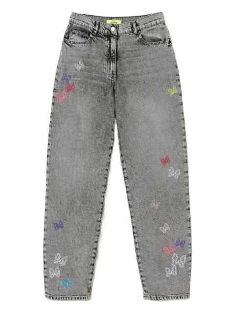Myfo embroidered barrel jeans by TWINSET