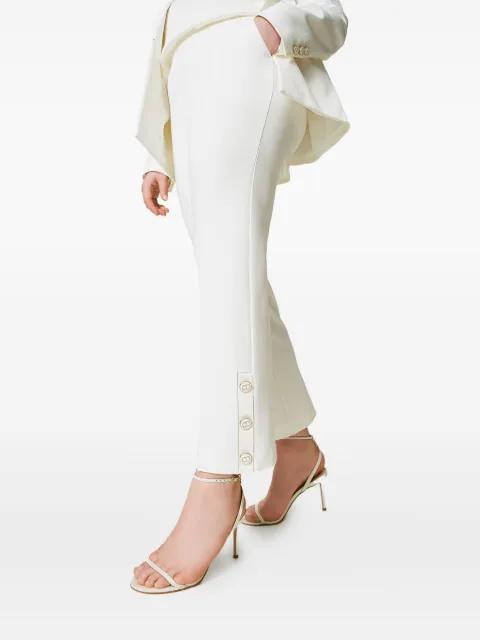 Oval T-button trousers by TWINSET
